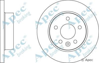 APEC BRAKING dsk2775 -  Тормозной диск